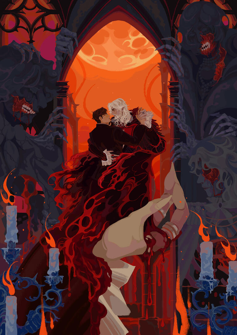 Promotional artwork for Drăculești by Fine Feathered Fiends