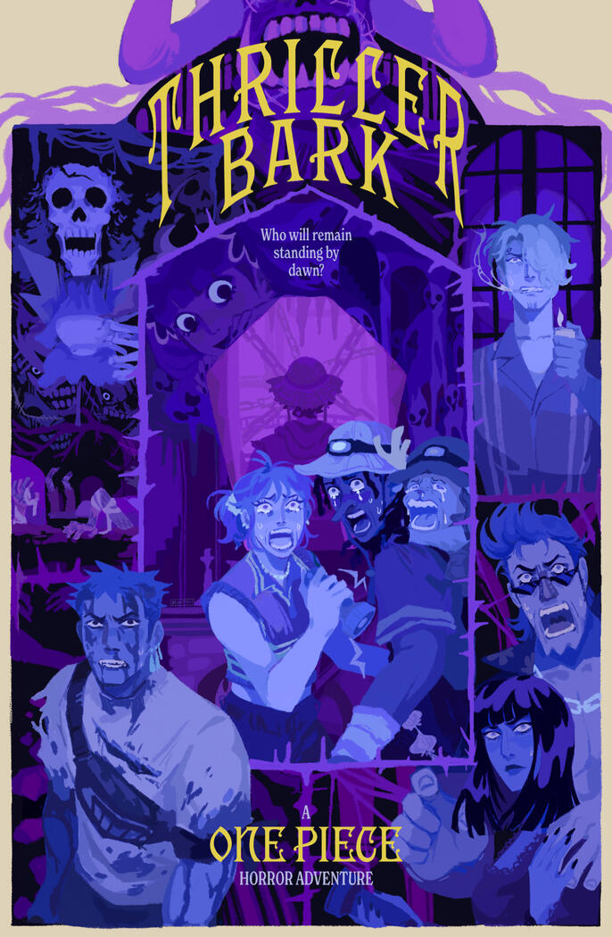 Thriller Bark Poster Design, 2023 (One Piece)